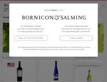 Tablet Screenshot of bornicon-salming.se